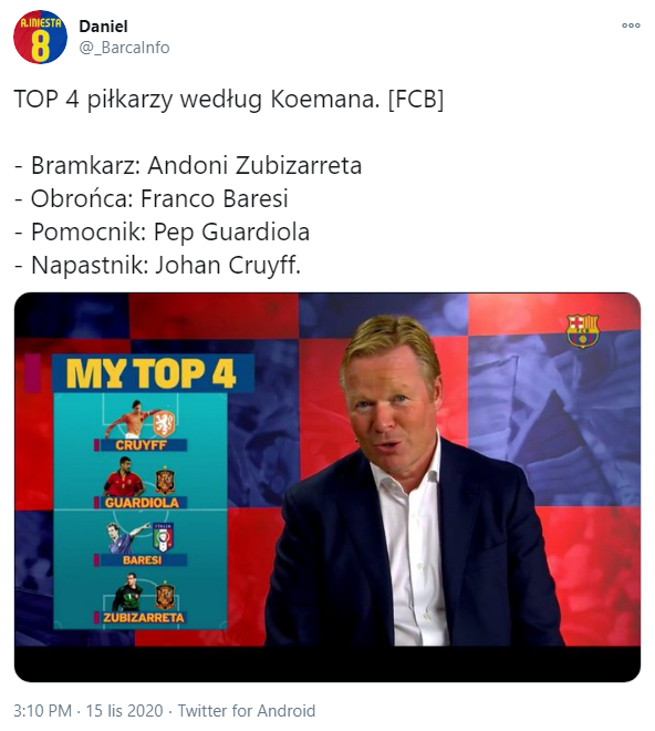 TOP 4 piłkarzy według Ronalda Koemana!